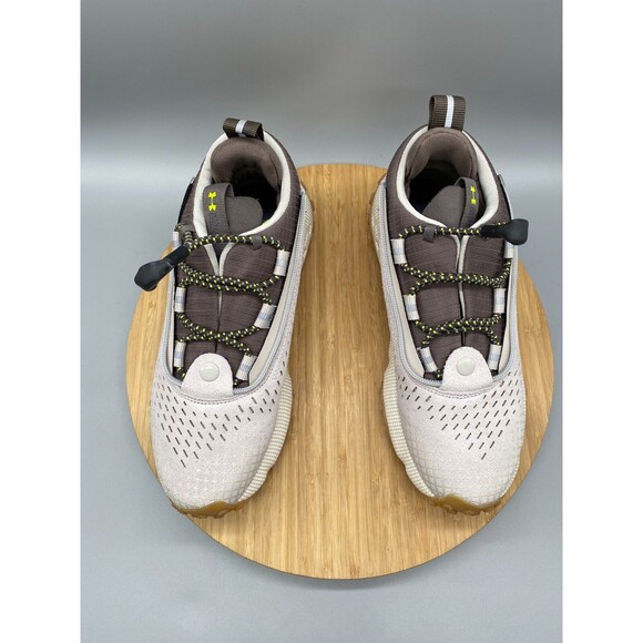 Under Armour Shoes Womans 7.5 Summit Fat Tire Trail Running Beige 3024921 - Picture 9 of 13